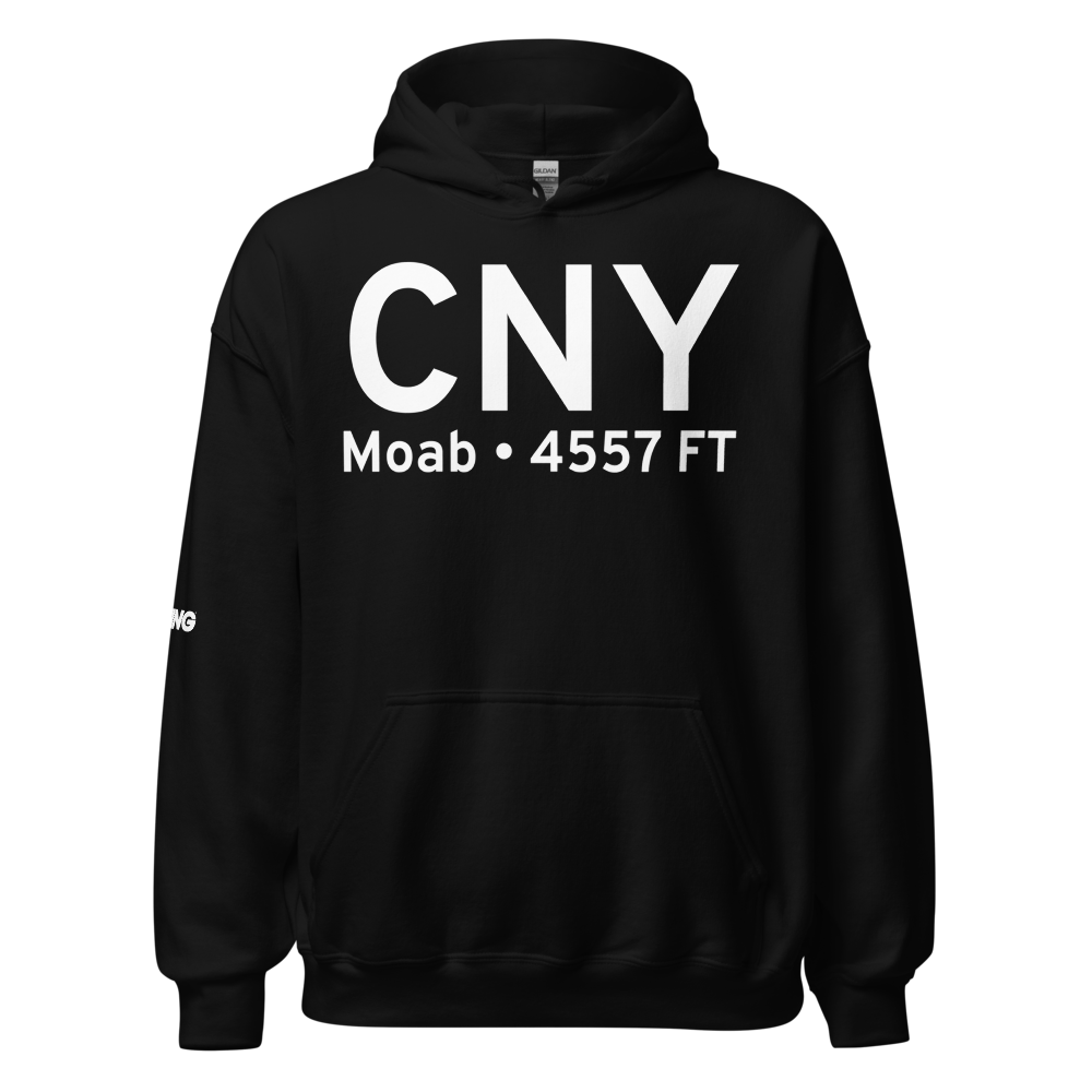 Moab (KCNY) Airport Hoodie Sweatshirt 