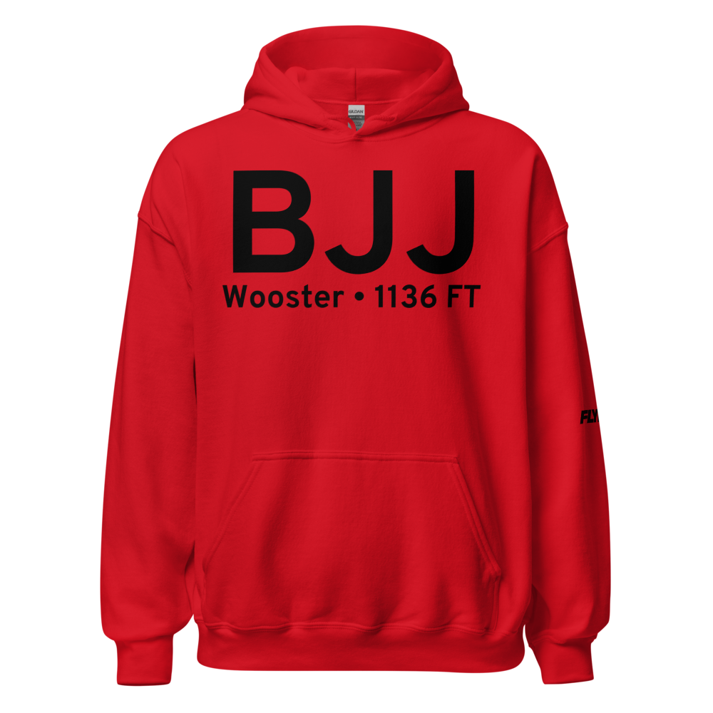 Wooster (KBJJ) Airport Hoodie Sweatshirt 