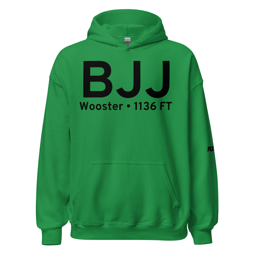 Wooster (KBJJ) Airport Hoodie Sweatshirt 