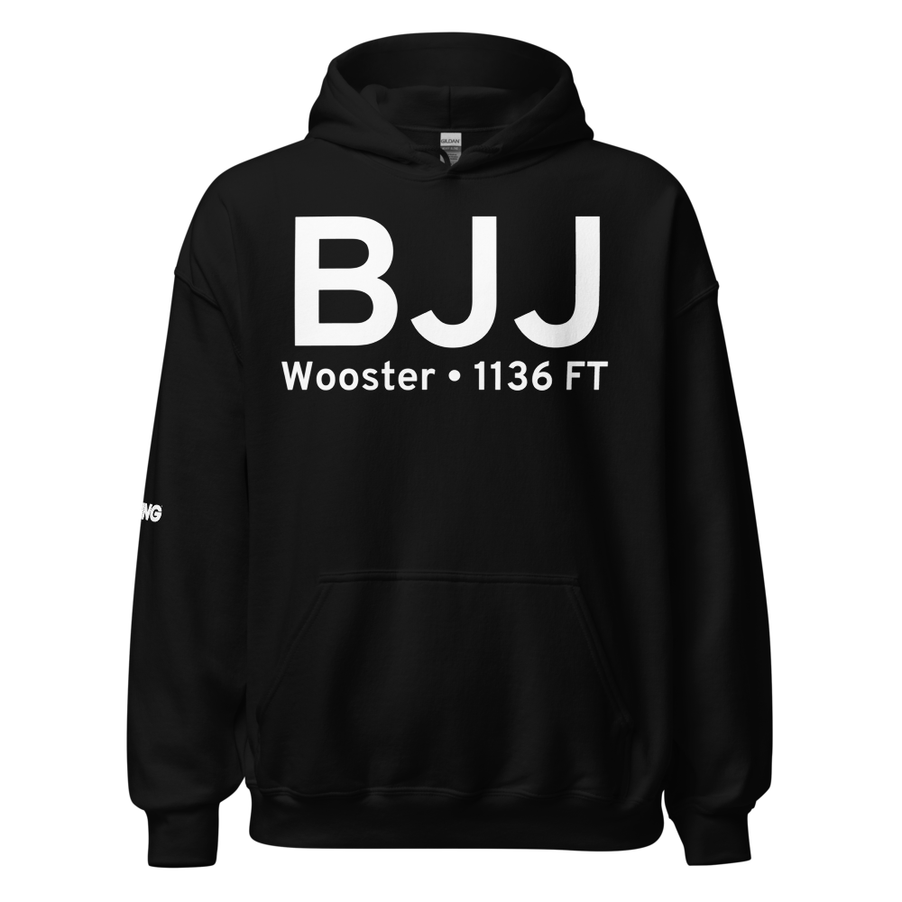 Wooster (KBJJ) Airport Hoodie Sweatshirt 