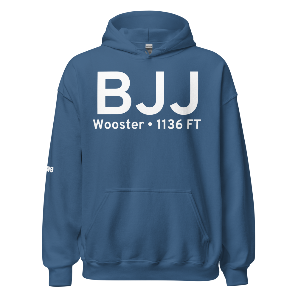 Wooster (KBJJ) Airport Hoodie Sweatshirt 