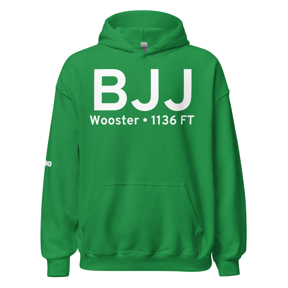Wooster (KBJJ) Airport Hoodie Sweatshirt 