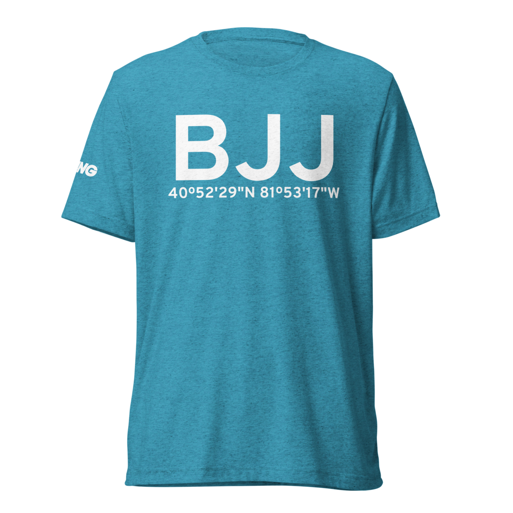 Wooster (KBJJ) Airport Tri-blend T-Shirt 