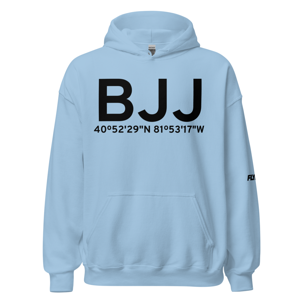 Wooster (KBJJ) Airport Hoodie Sweatshirt 