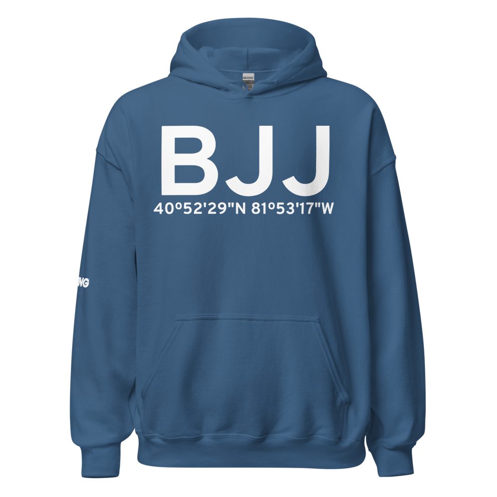 Wooster (KBJJ) Airport Hoodie Sweatshirt 