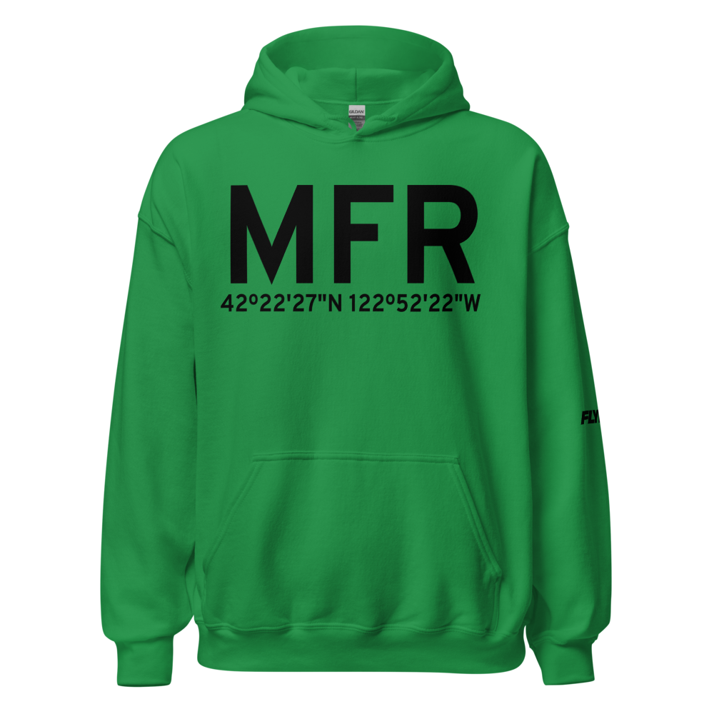 Medford (KMFR) Airport Hoodie Sweatshirt 