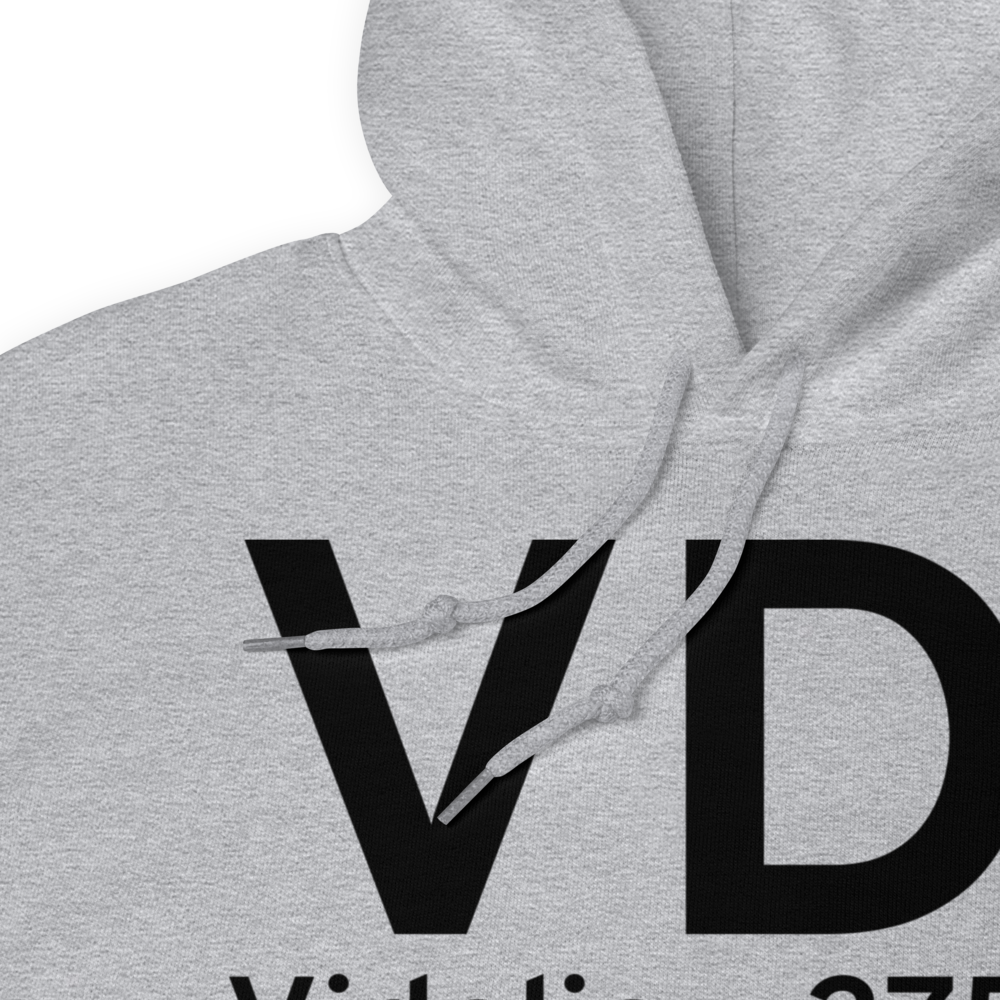 Vidalia (KVDI) Airport Hoodie Sweatshirt 