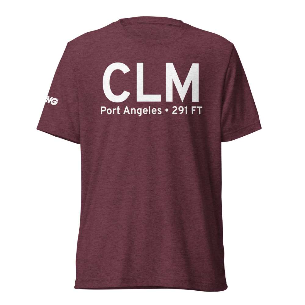 Port Angeles (KCLM) Airport Tri-blend T-Shirt 