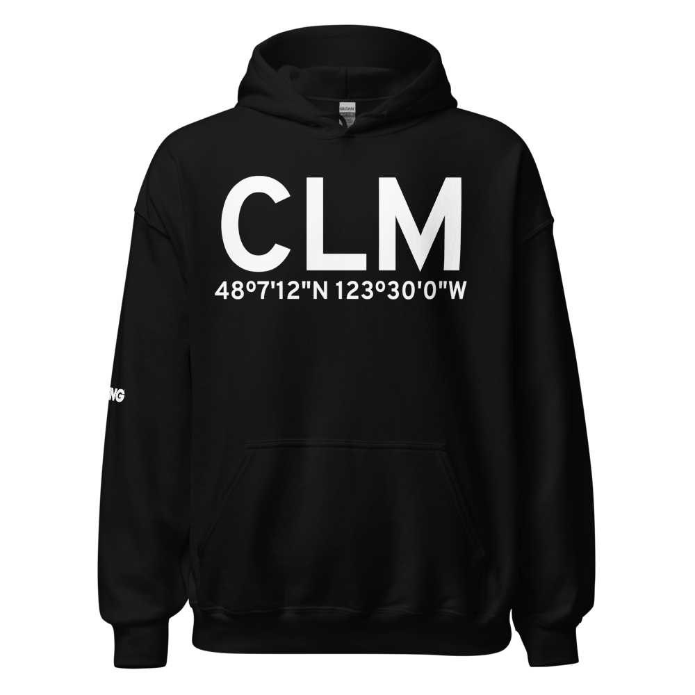Port Angeles (KCLM) Airport Hoodie Sweatshirt 