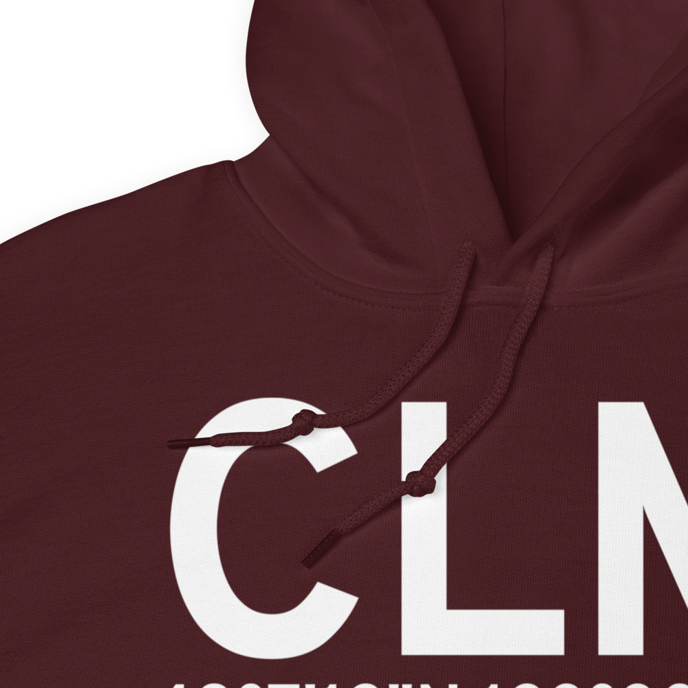 Port Angeles (KCLM) Airport Hoodie Sweatshirt 