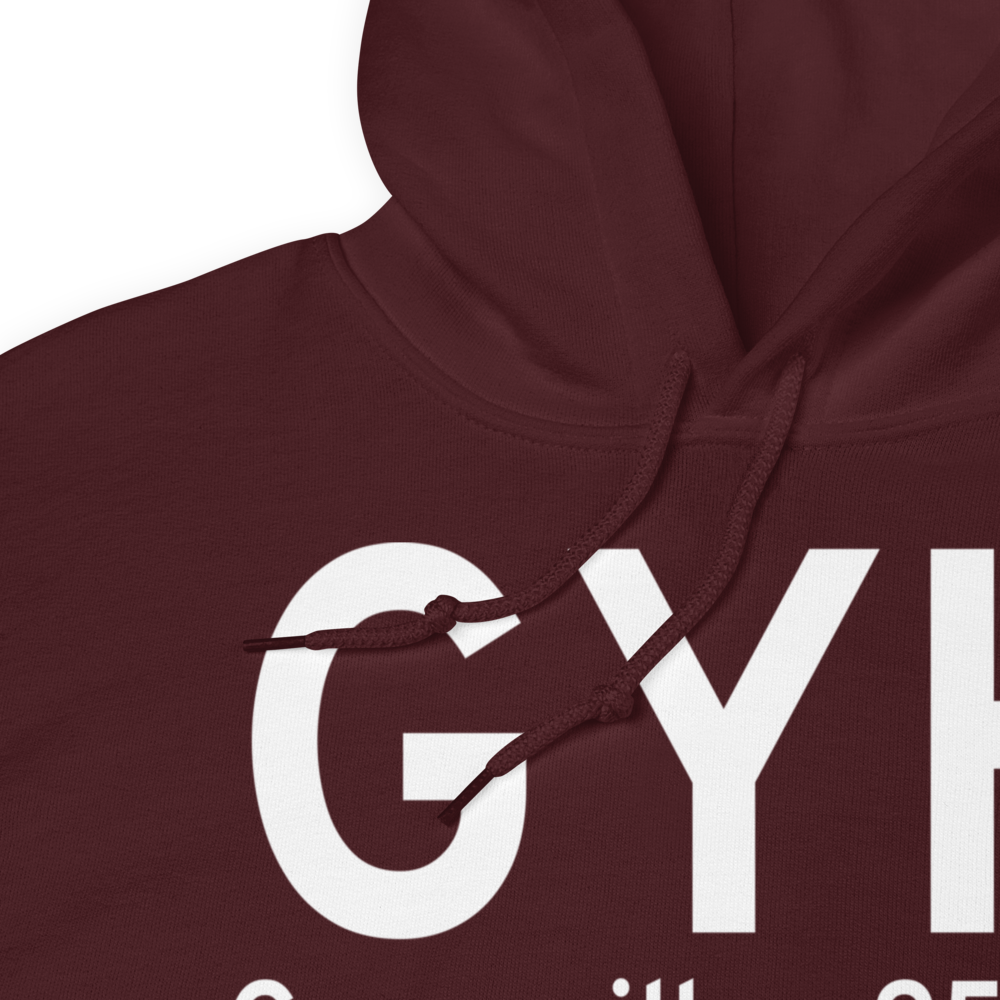 Greenville (KGYH) Airport Hoodie Sweatshirt 
