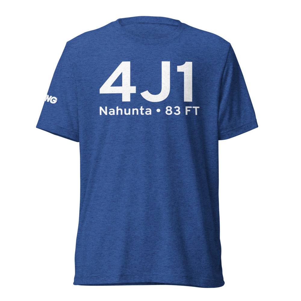 Nahunta (K4J1) Airport Tri-blend T-Shirt 