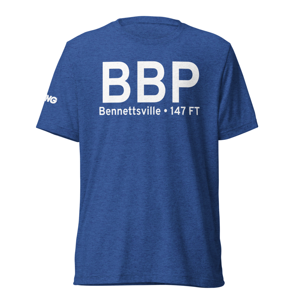 Bennettsville (KBBP) Airport Tri-blend T-Shirt 