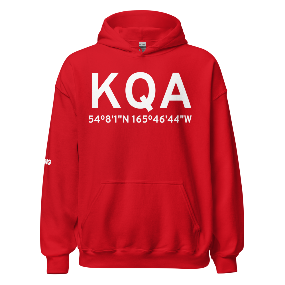 Akutan (KQA) Airport Hoodie Sweatshirt 