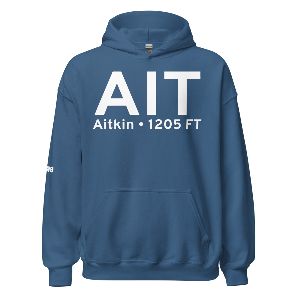 Aitkin (KAIT) Airport Hoodie Sweatshirt 