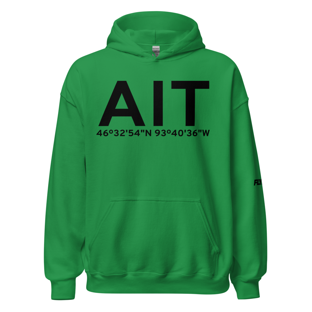 Aitkin (KAIT) Airport Hoodie Sweatshirt 