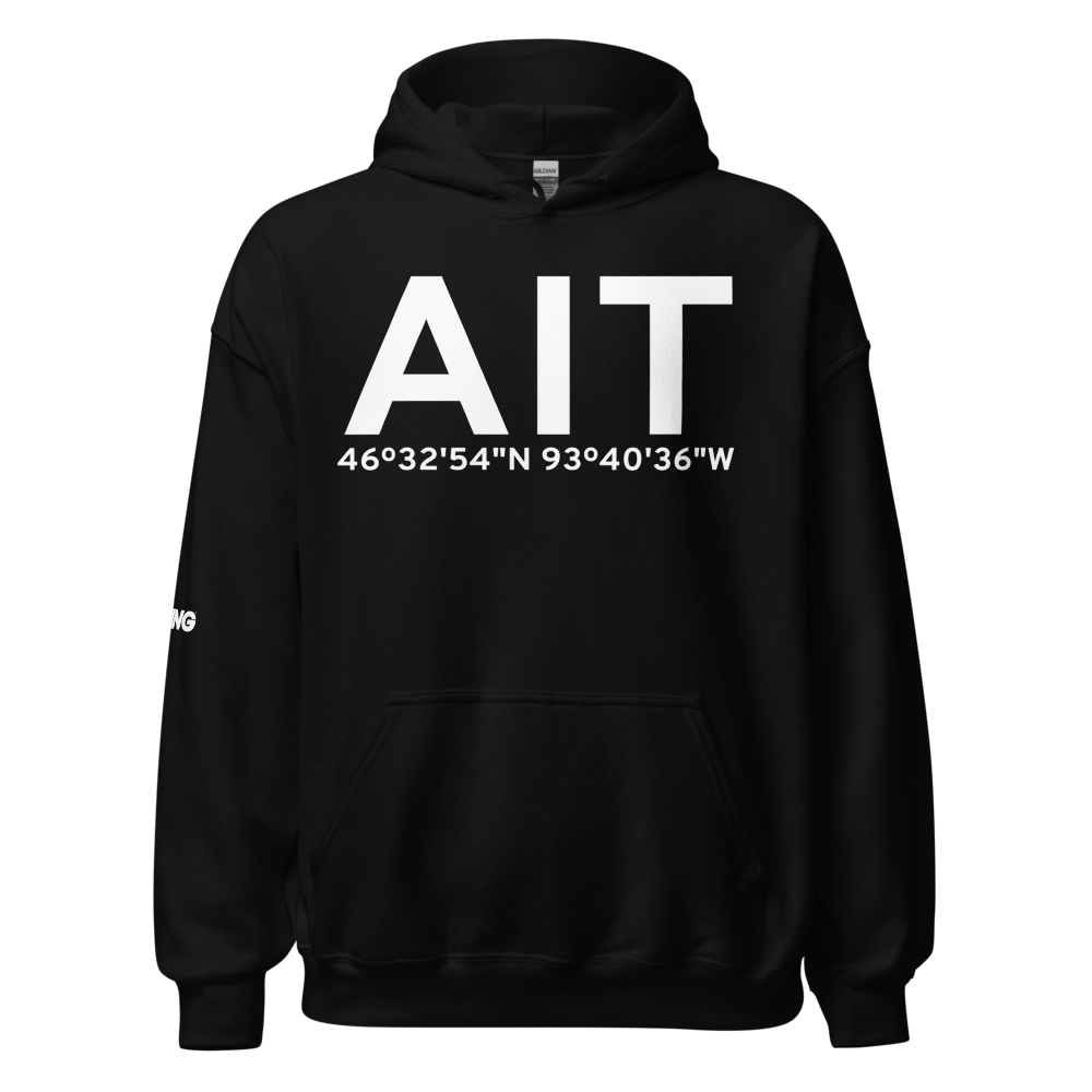 Aitkin (KAIT) Airport Hoodie Sweatshirt 
