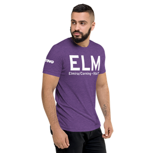 Elmira/Corning (KELM) Airport Tri-blend T-Shirt