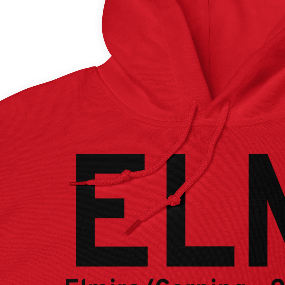 Elmira/Corning (KELM) Airport Hoodie Sweatshirt 