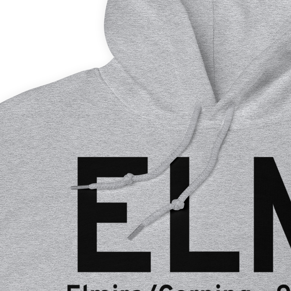 Elmira/Corning (KELM) Airport Hoodie Sweatshirt 