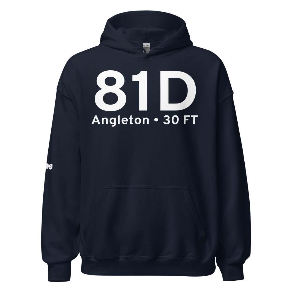 Angleton (81D) Airport Hoodie Sweatshirt 