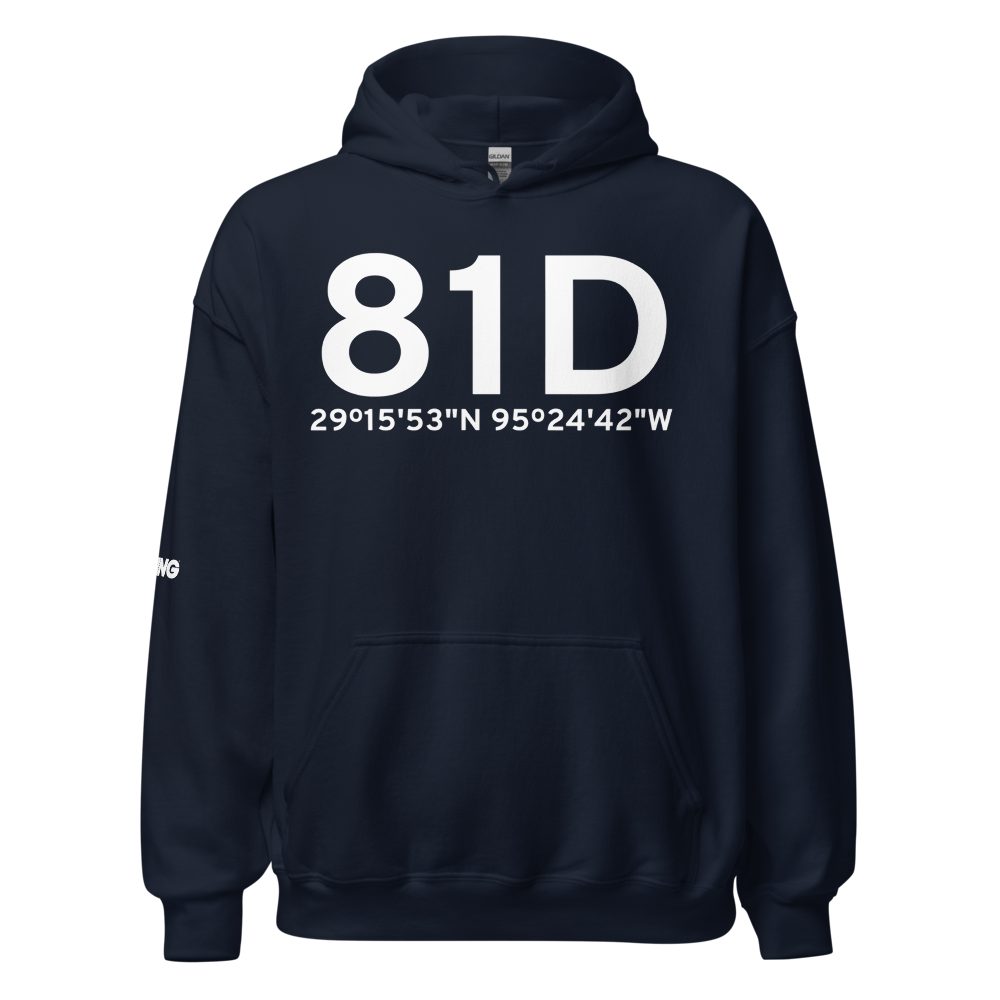 Angleton (81D) Airport Hoodie Sweatshirt 