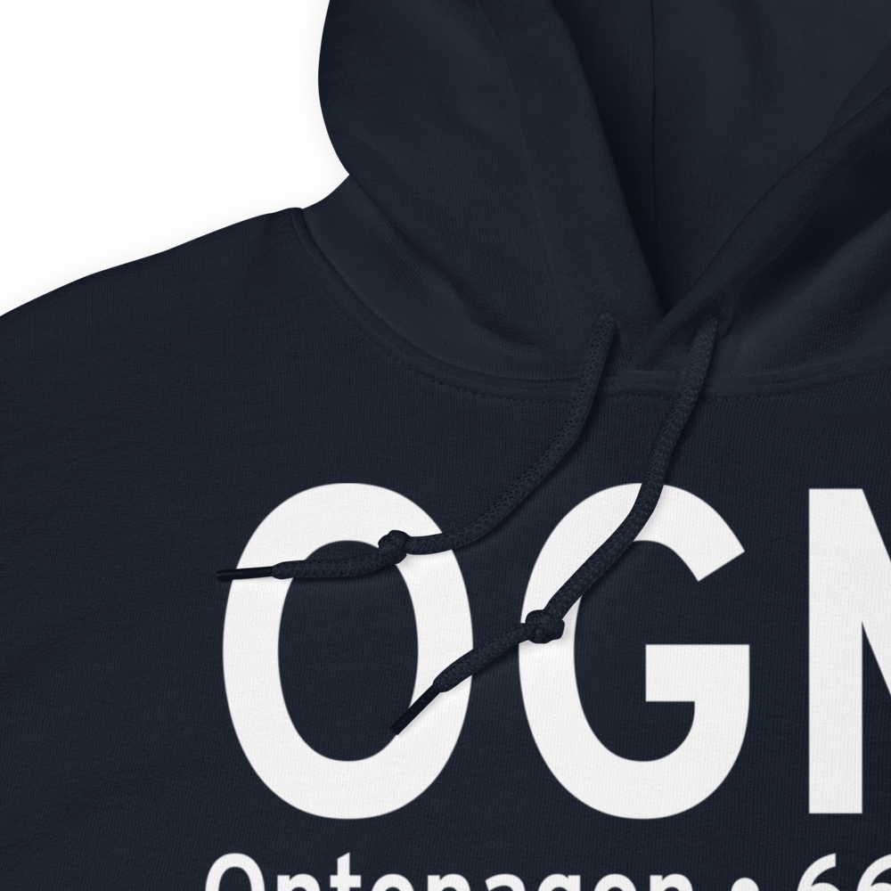 Ontonagon (KOGM) Airport Hoodie Sweatshirt 