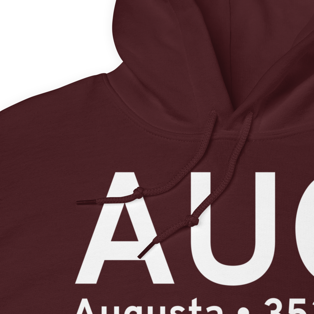 Augusta (KAUG) Airport Hoodie Sweatshirt 