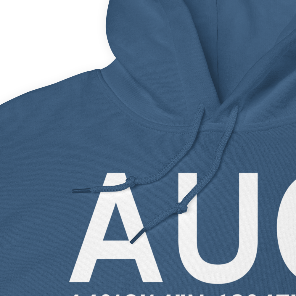 Augusta (KAUG) Airport Hoodie Sweatshirt 