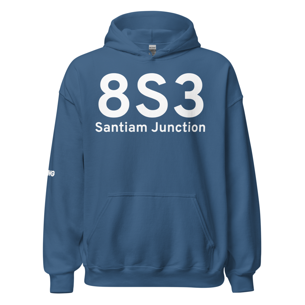 Santiam Junction (8S3) Airport Hoodie Sweatshirt 