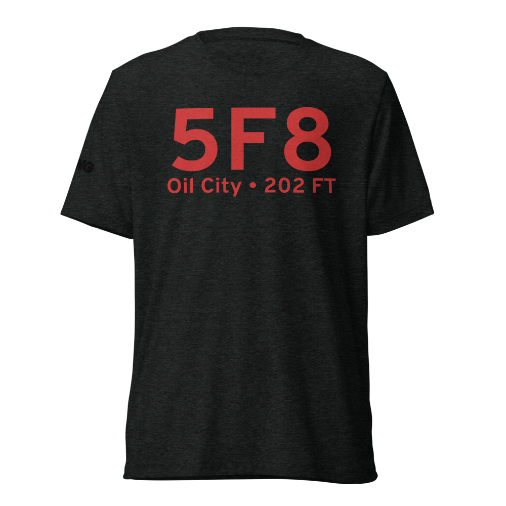 Oil City (5F8) Airport Tri-blend T-Shirt 