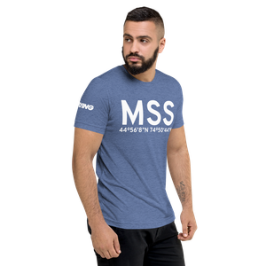 Massena (KMSS) Airport Tri-blend T-Shirt