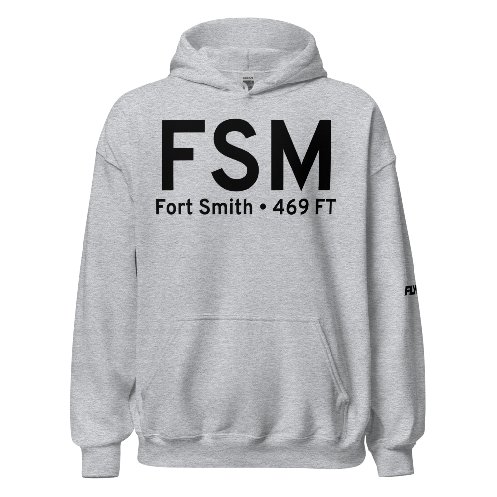 Fort Smith (KFSM) Airport Hoodie Sweatshirt 