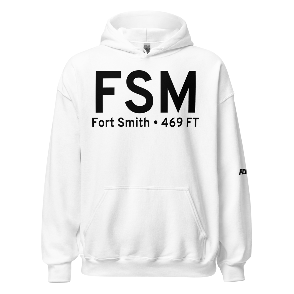 Fort Smith (KFSM) Airport Hoodie Sweatshirt 