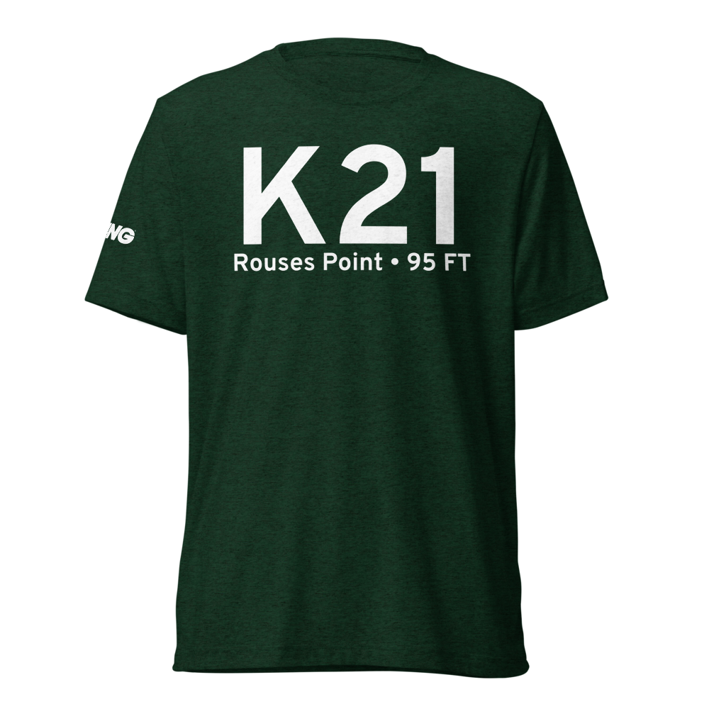 Rouses Point (K21) Airport Tri-blend T-Shirt 