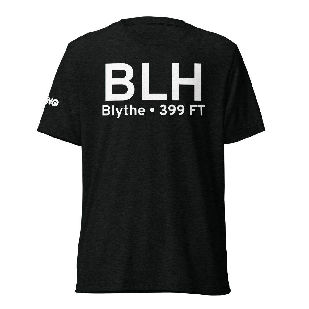 Blythe (KBLH) Airport Tri-blend T-Shirt 