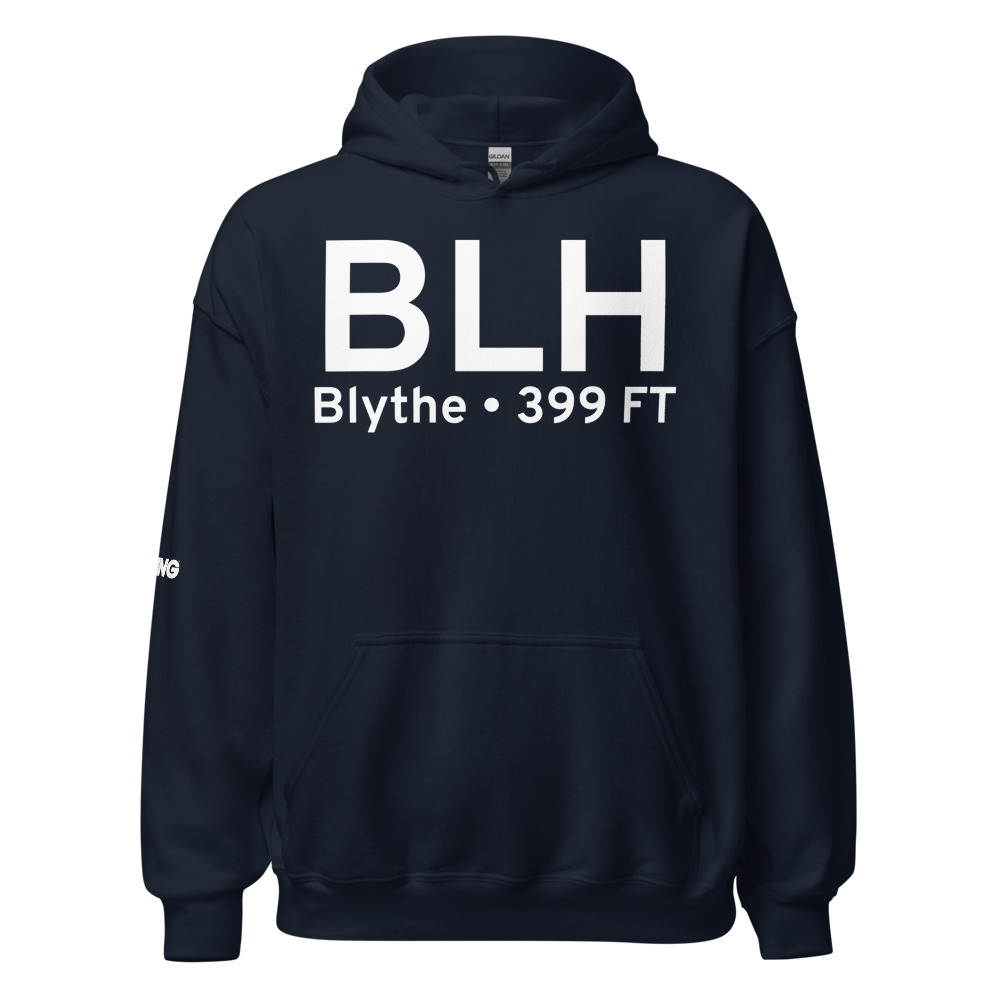 Blythe (KBLH) Airport Hoodie Sweatshirt 