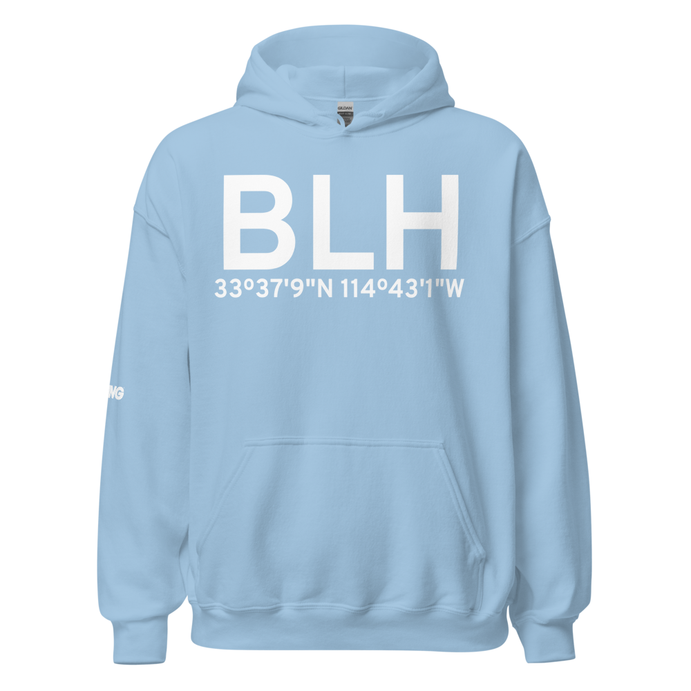 Blythe (KBLH) Airport Hoodie Sweatshirt 