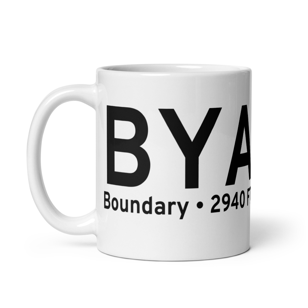 Boundary (BYA) Airport Mug 