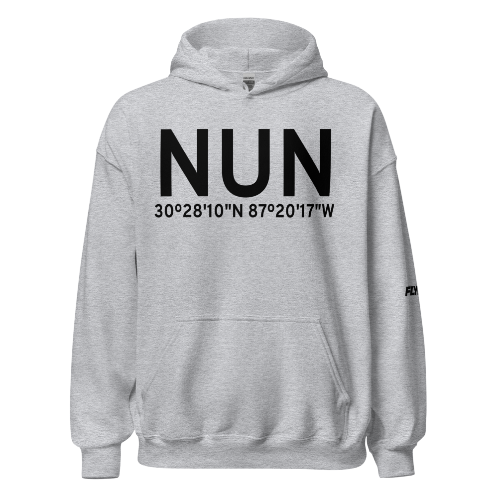 Pensacola (KNUN) Airport Hoodie Sweatshirt 