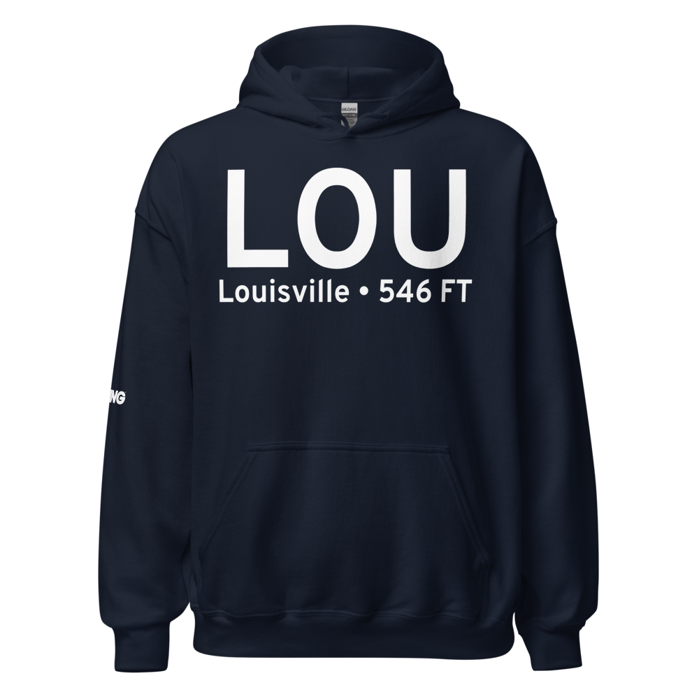 Louisville (KLOU) Airport Hoodie Sweatshirt 