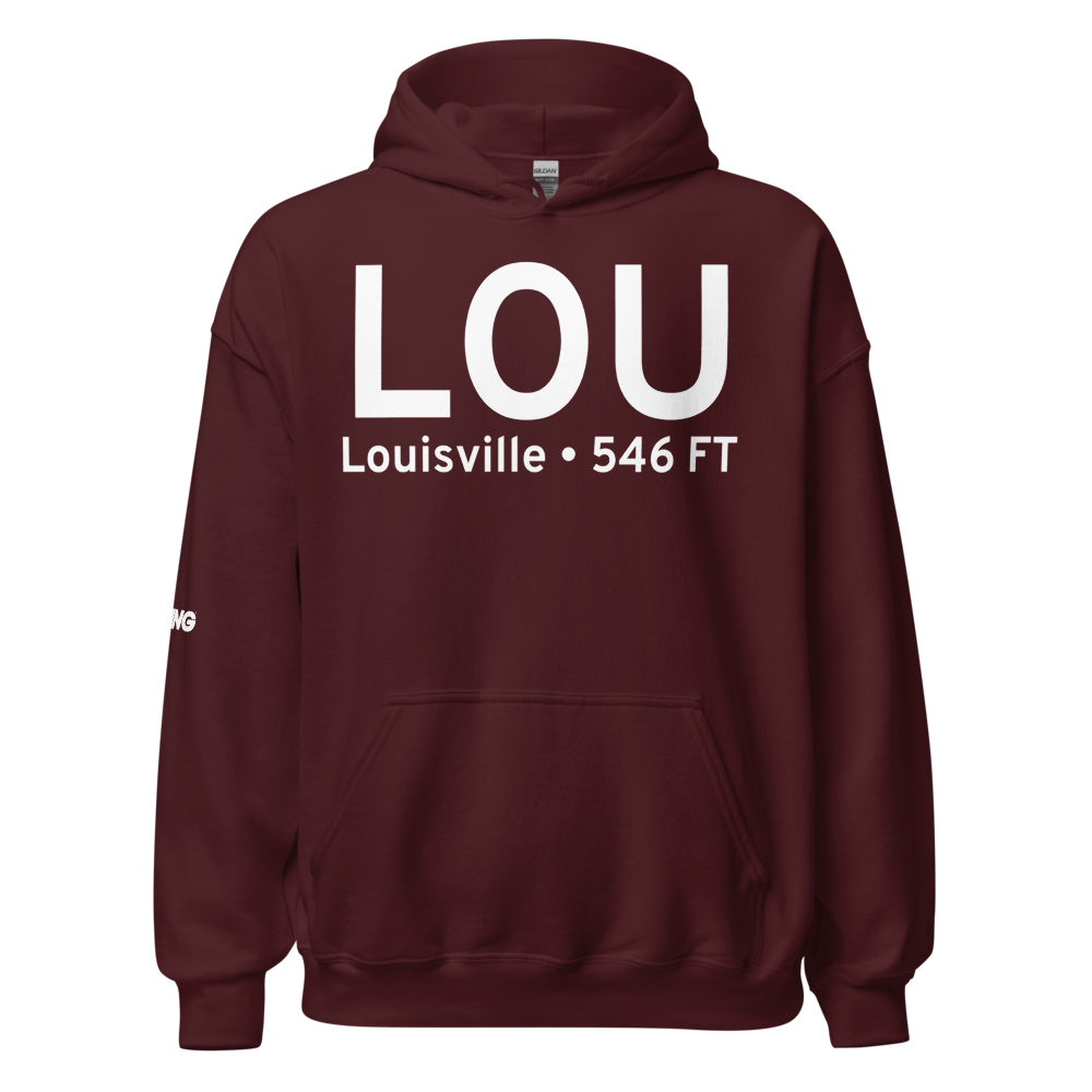 Louisville (KLOU) Airport Hoodie Sweatshirt 