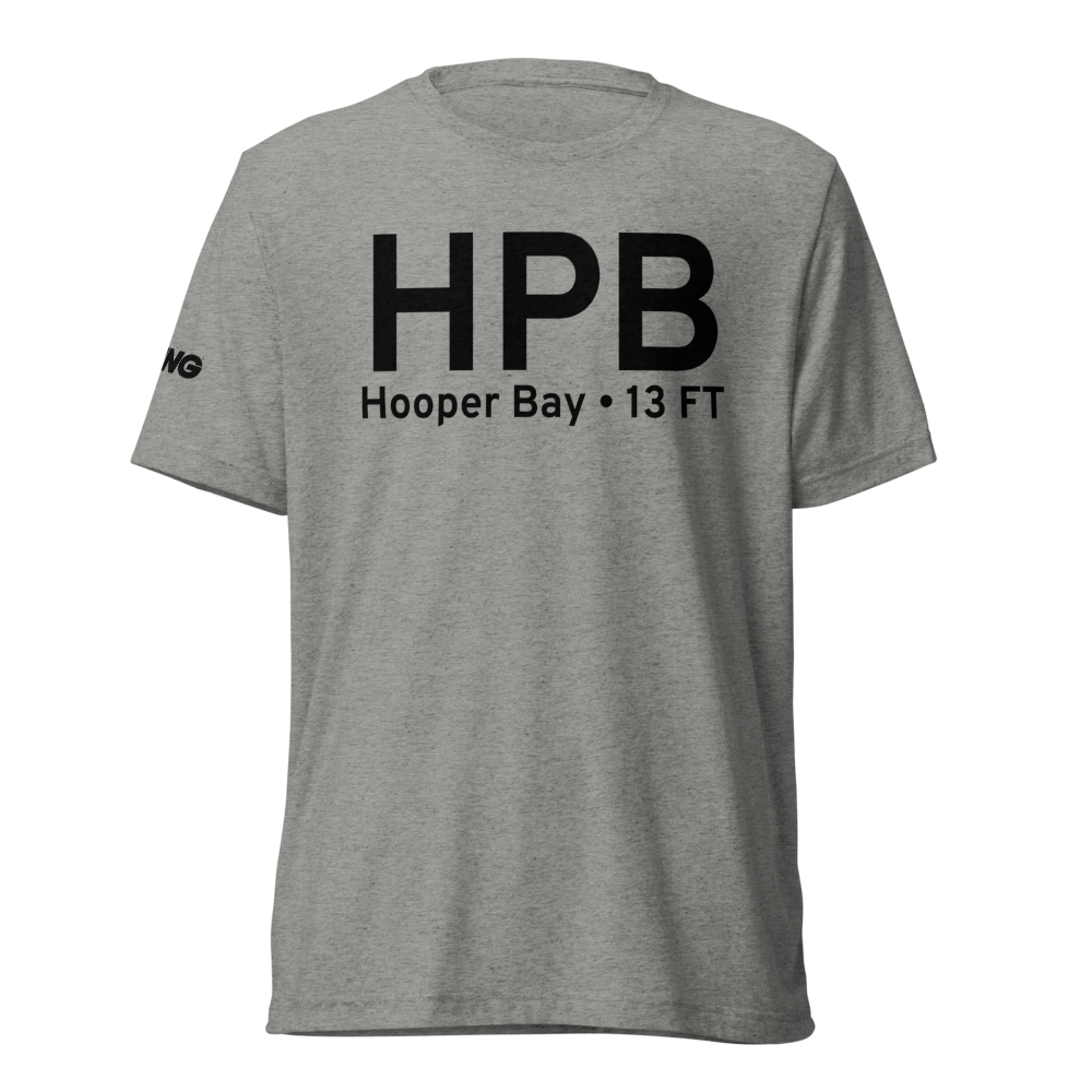 Hooper Bay (PAHP) Airport Tri-blend T-Shirt 