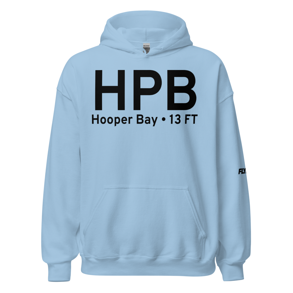 Hooper Bay (PAHP) Airport Hoodie Sweatshirt 