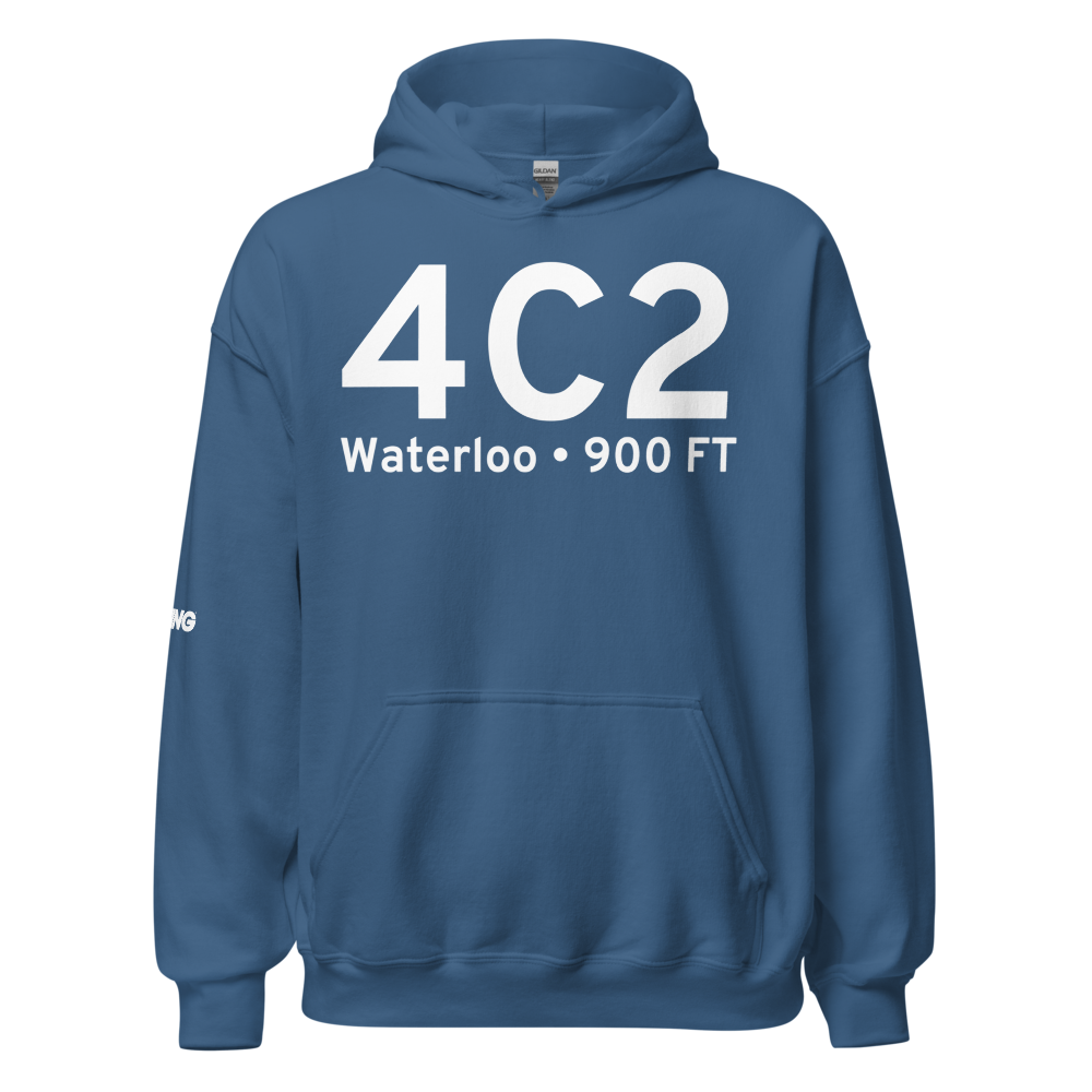Waterloo (4C2) Airport Hoodie Sweatshirt 