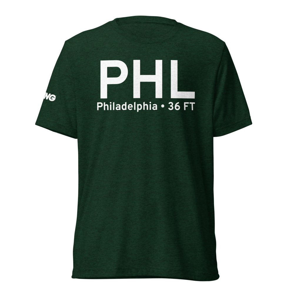 Philadelphia (KPHL) Airport Tri-blend T-Shirt 
