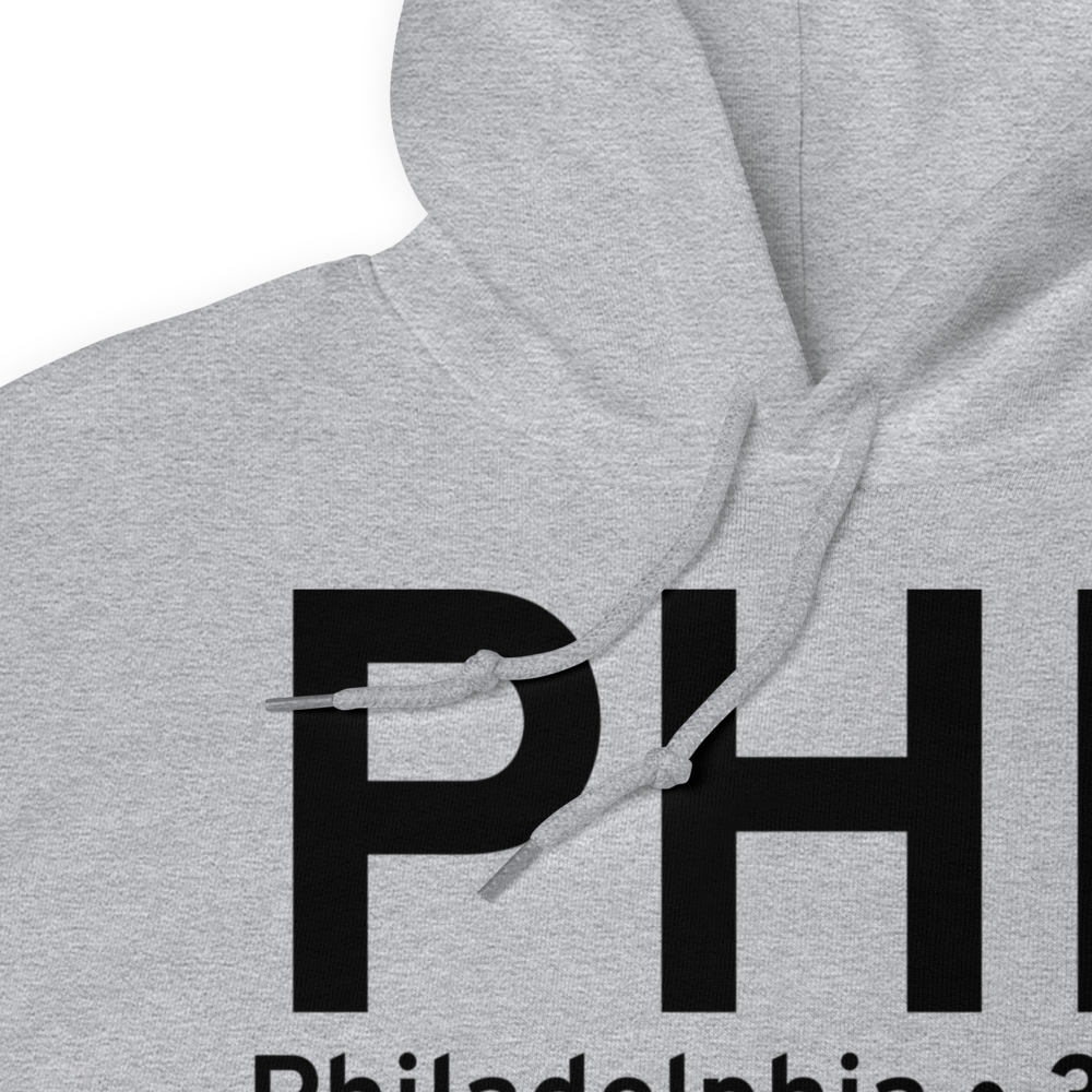 Philadelphia (KPHL) Airport Hoodie Sweatshirt 