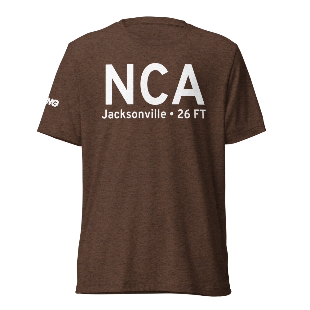 Jacksonville (KNCA) Airport Tri-blend T-Shirt 