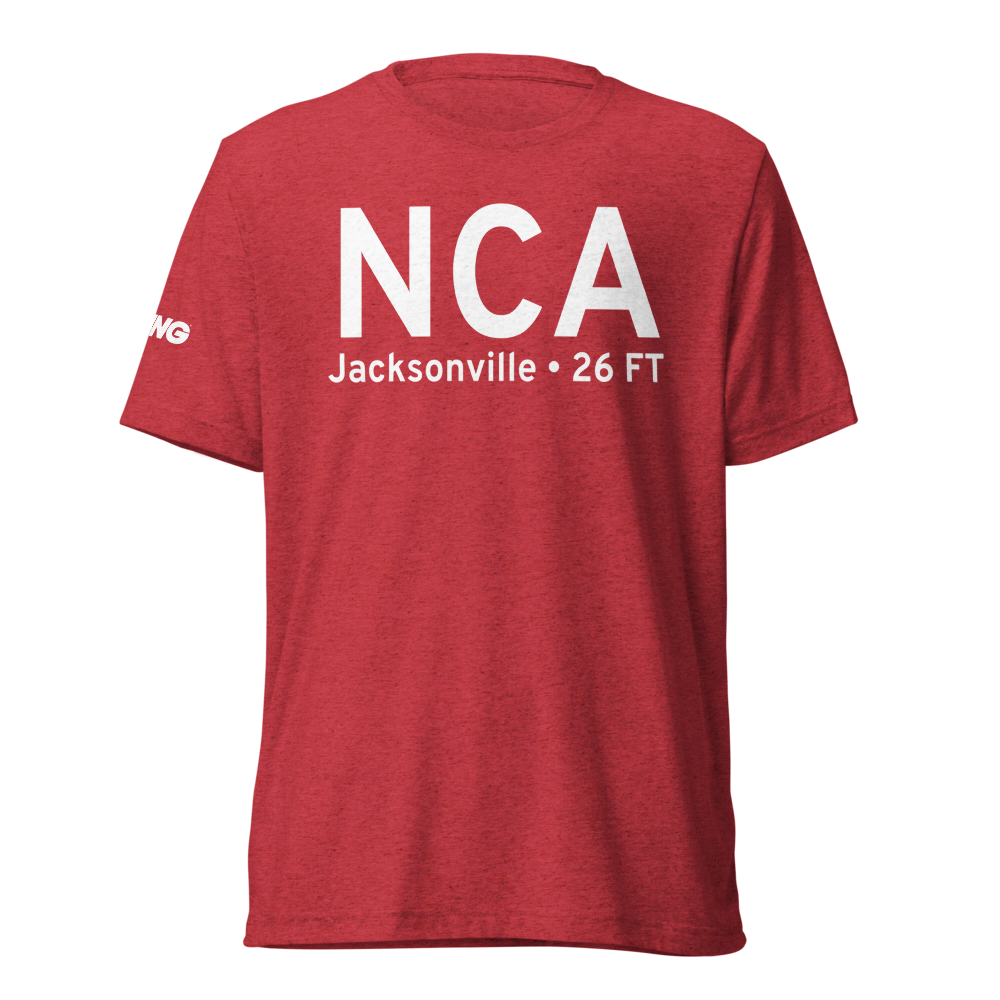 Jacksonville (KNCA) Airport Tri-blend T-Shirt 