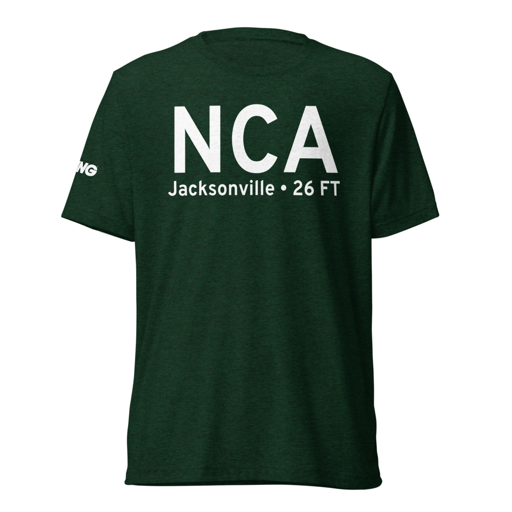 Jacksonville (KNCA) Airport Tri-blend T-Shirt 